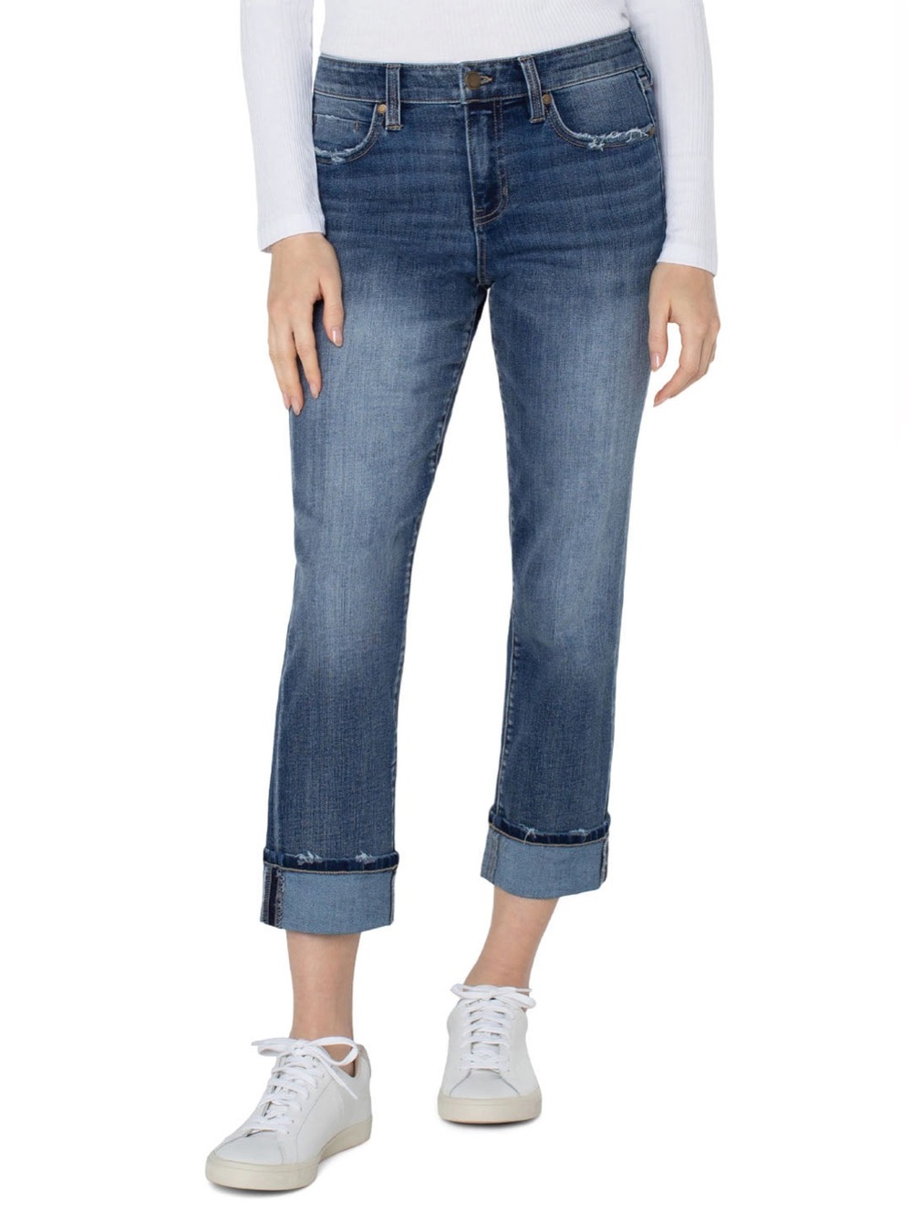 Liverpool Marley Girlfriend Cuffed Jean size 6/28